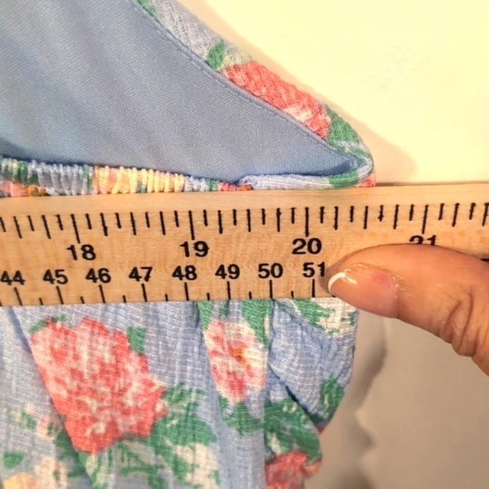 No boundaries flirty floral blue dress Size 3XL - Picture 10 of 12